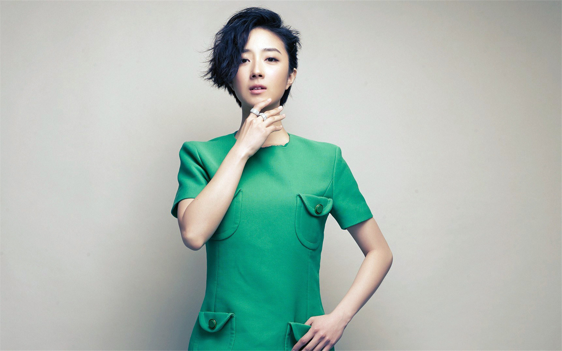 小清新文艺范女星桂纶镁唯美高清写真桌面壁纸一