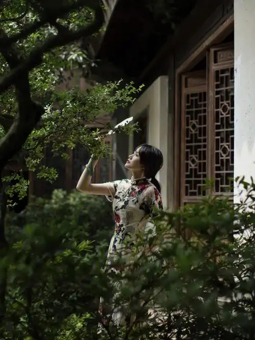 无锡园林惠山古镇旗袍写真