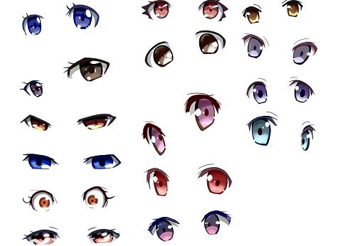 超级简单的二次元眼睛绘制教程