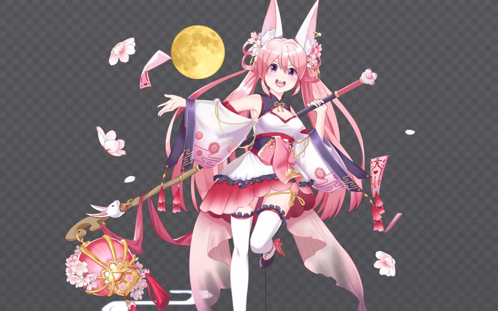 用spine实现精细的转面效果2d立绘动画展示