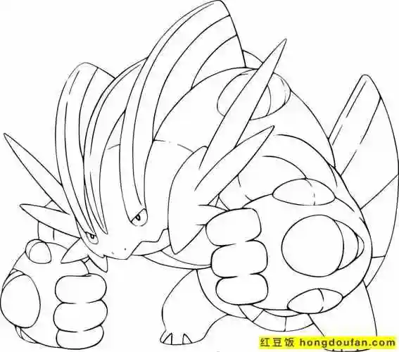 13张最棒的宝可梦口袋宝贝涂色图片免费下载-红豆饭小学生简笔画大全