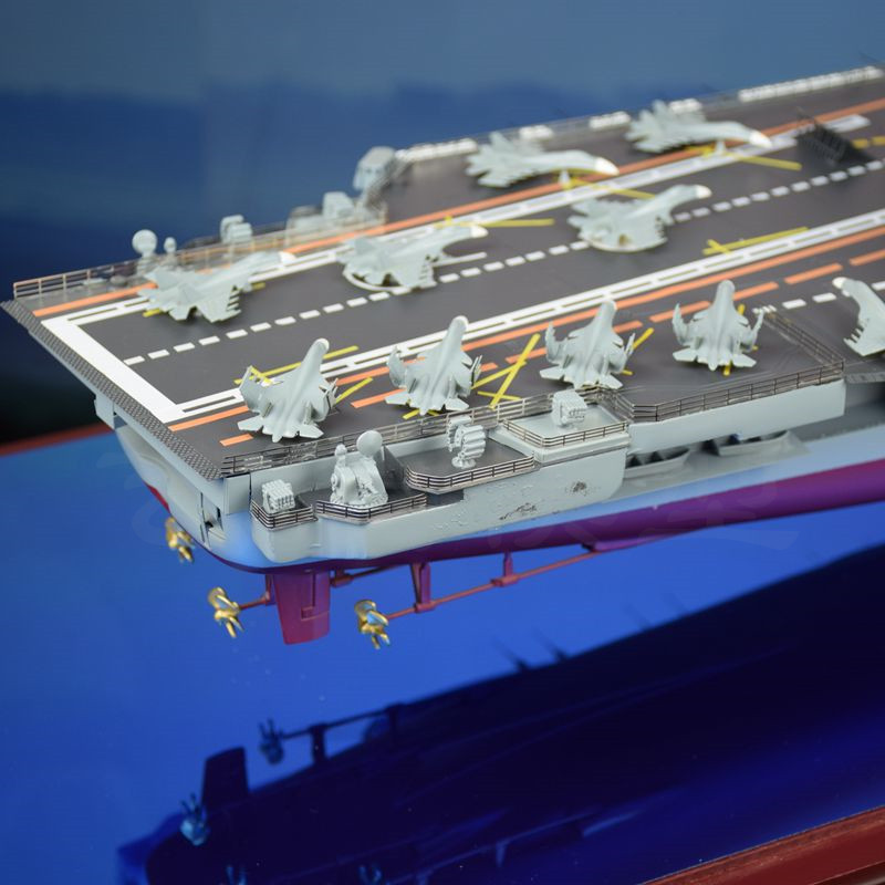 成品金属17号 山东舰航母模型国产仿真17舰1:350山东号航母模型