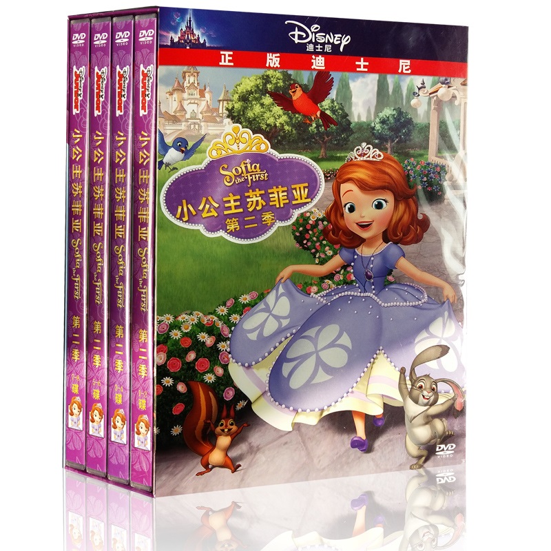小公主苏菲亚第二季 8dvd 正版迪士尼动画碟片光盘 1-31集中英文配音