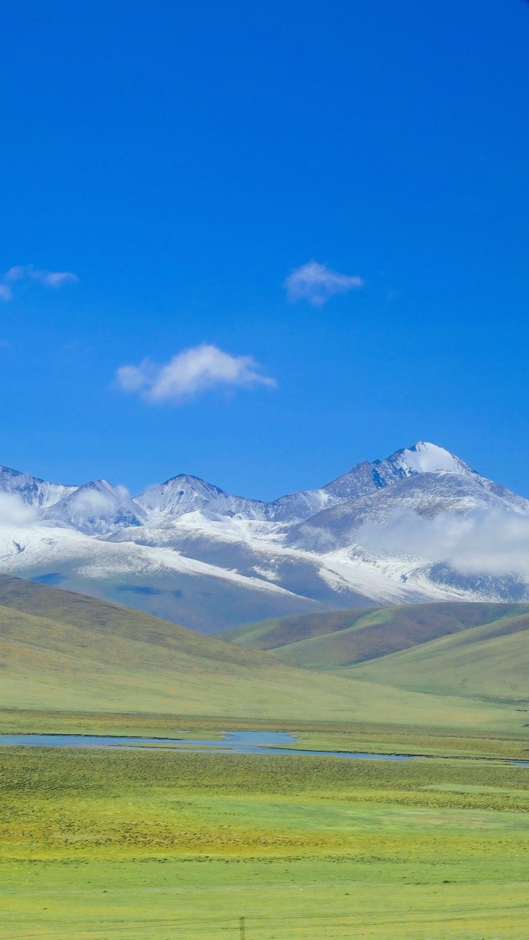 清新秀丽草原自然风光,高清图片,手机壁纸