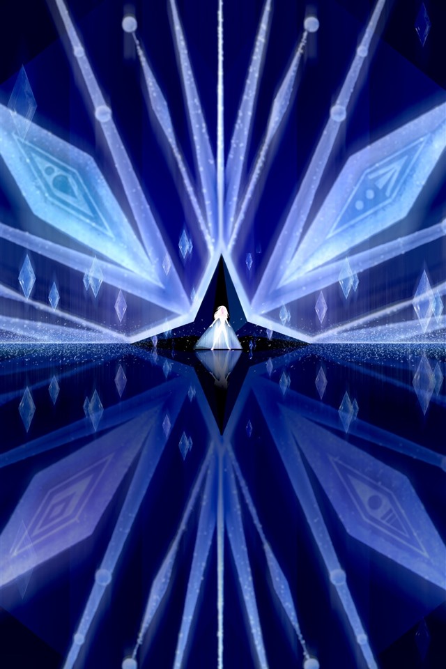 雪花,冰雪奇缘2 iphone 壁纸