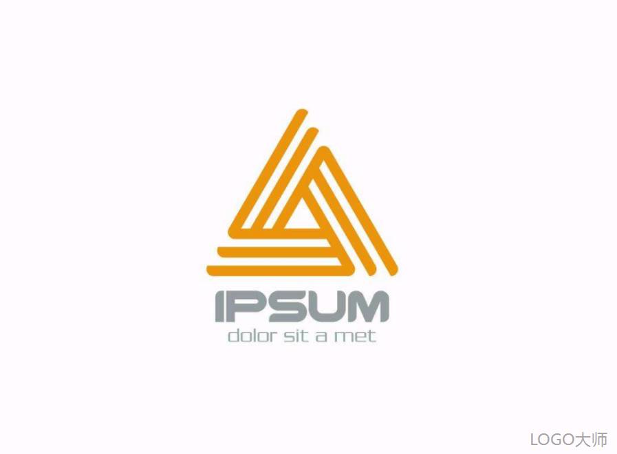 拿走不谢~今天给大家收集了一组三角形元素logo三角形是世界上最稳固