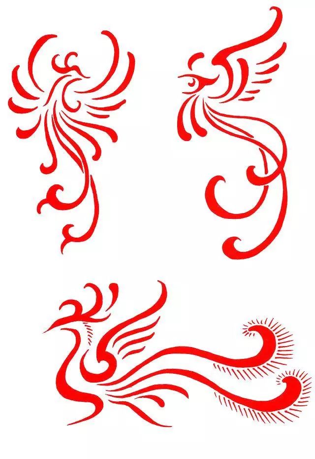 中国图腾吉祥纹饰龙虎凤图案