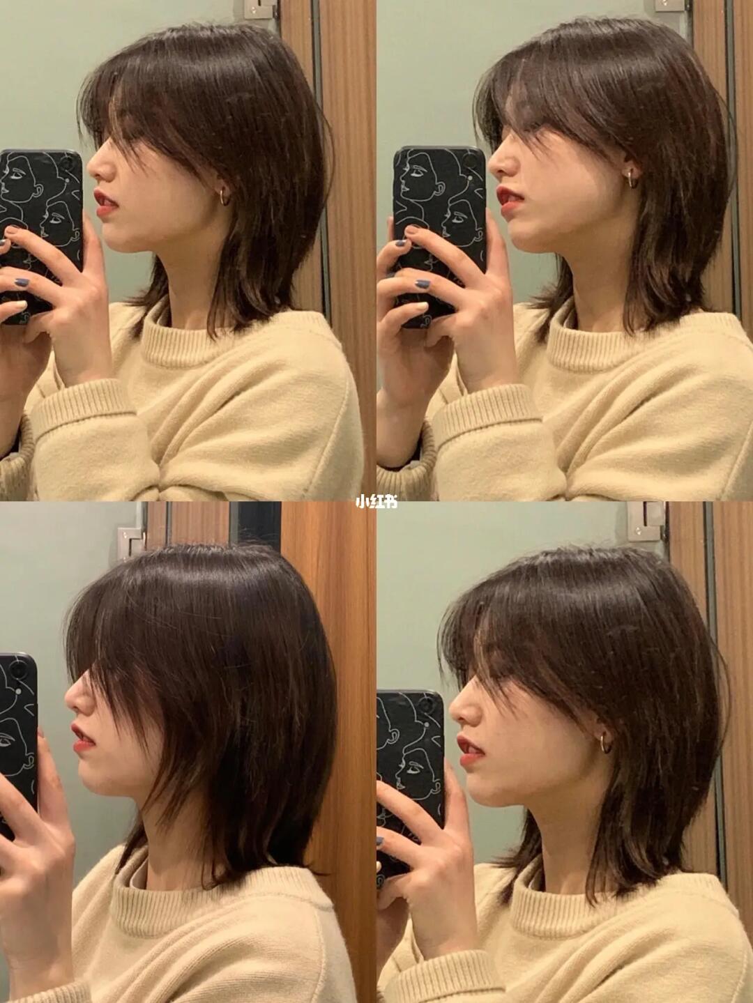 自然随意的风格～95整体发型高层次裁剪可以增加头顶蓬松度,增加