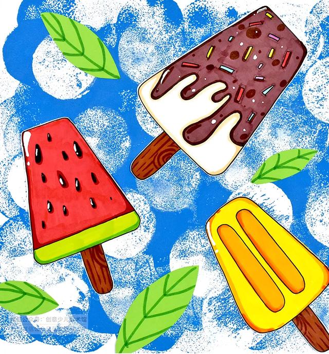 关于夏天的儿童画(关于夏天的儿童画简单又好看)-天晟网