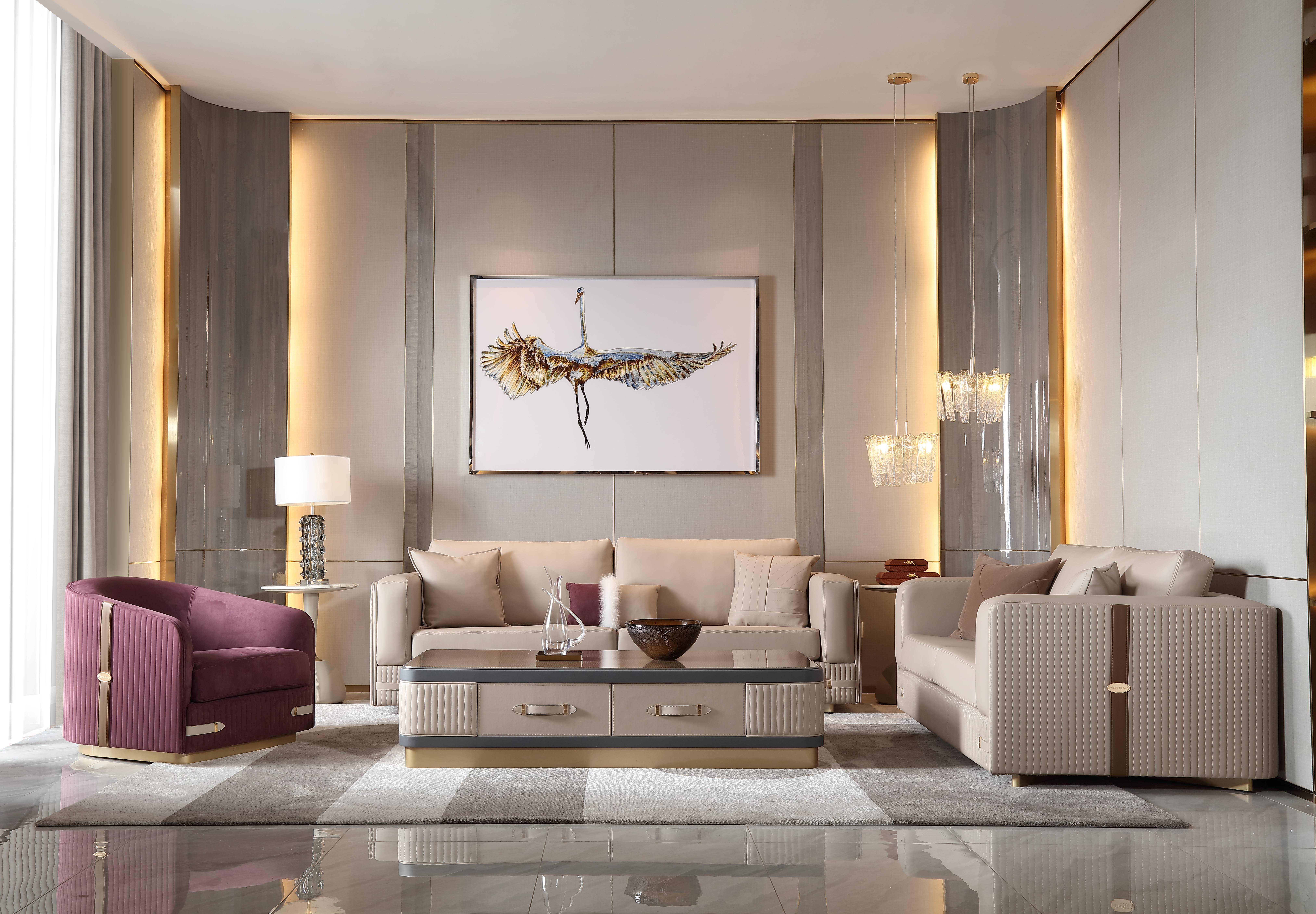 格慕-现代轻奢-客厅沙发组合