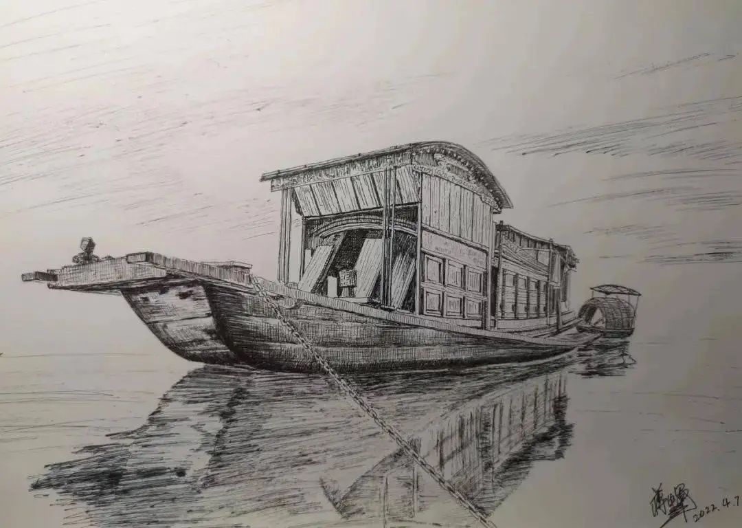 红船故事时时耀,革命精神代代留.