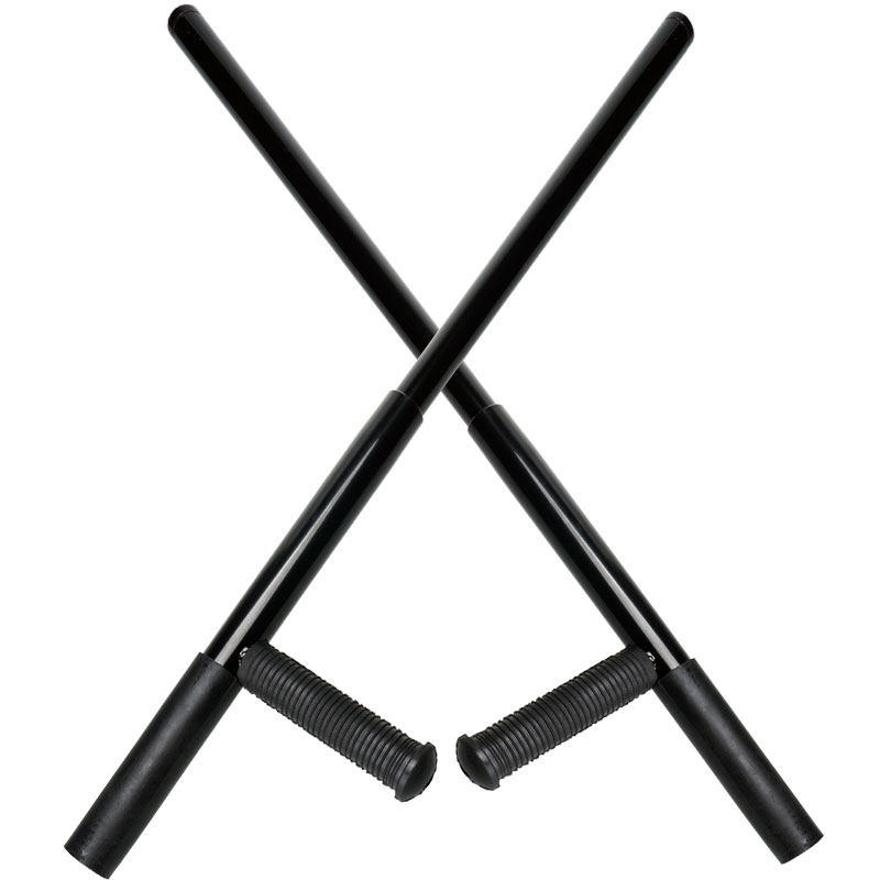 重型保安武术丁字拐棍强悍伸缩防暴便携全钢t型棍