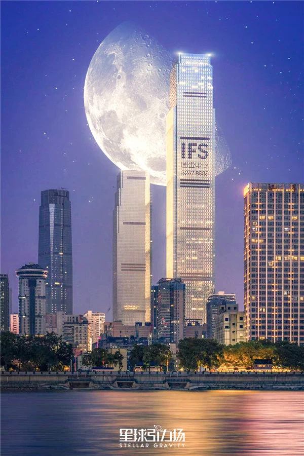 摘颗月亮送你长沙数十个地标建筑月下大团圆定妆照
