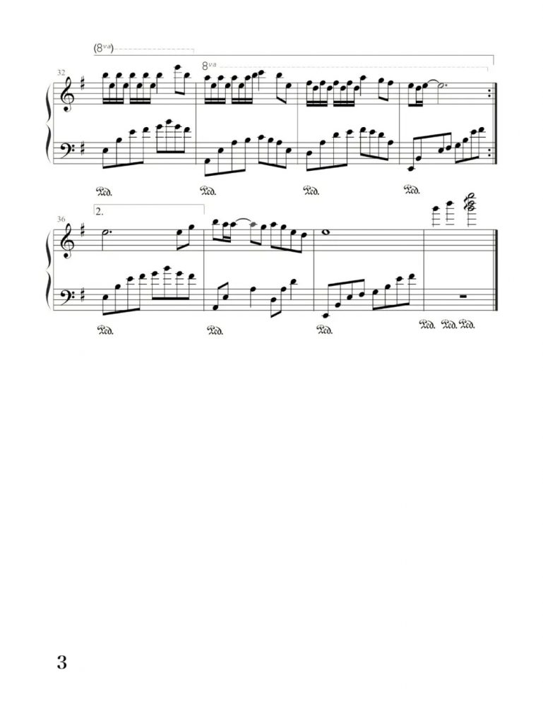 大话西游片尾曲一生所爱钢琴版原来还有这么多好听的版本附谱