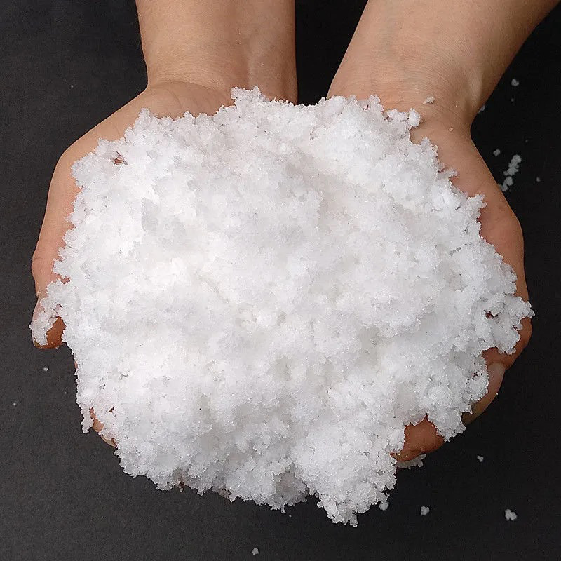 50克水变雪人造雪仿真雪花场景圣诞假雪魔术道具史莱姆材料