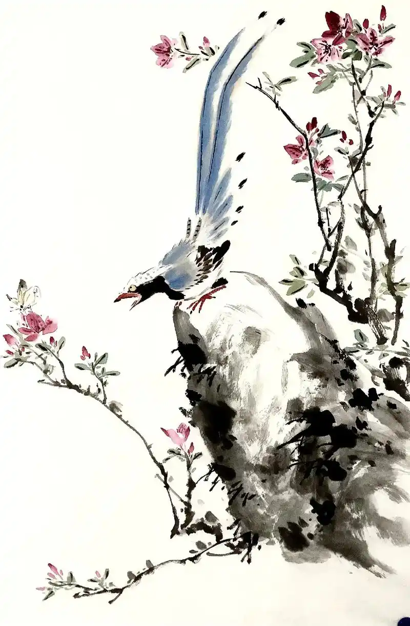 跟我学王雪涛#国画教程 #写意牡丹 #艺术收藏  - 抖音