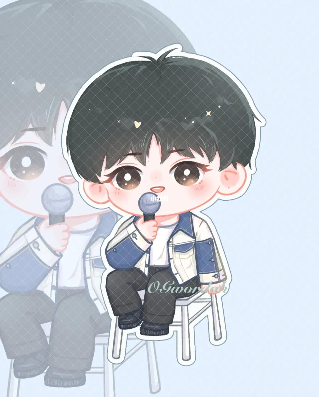 q版焉栩嘉小车立牌