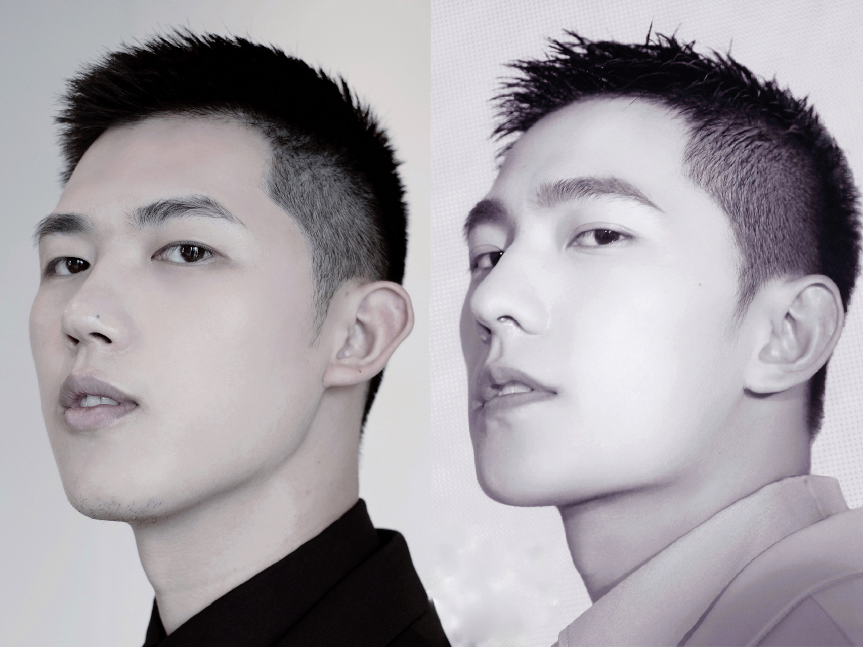 男士发型参考|普通人尝试杨洋同款短发 夏天到了,有时候犯懒,就不想