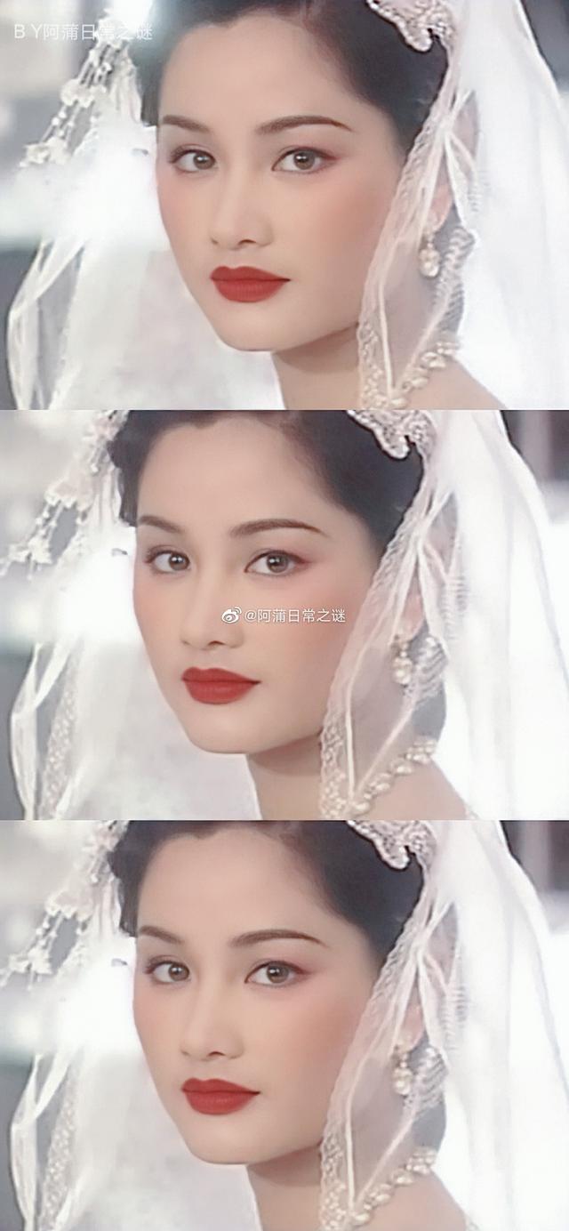 瞿颖穿婚纱真的太惊艳了,年轻时可是一位女神级别的人物!
