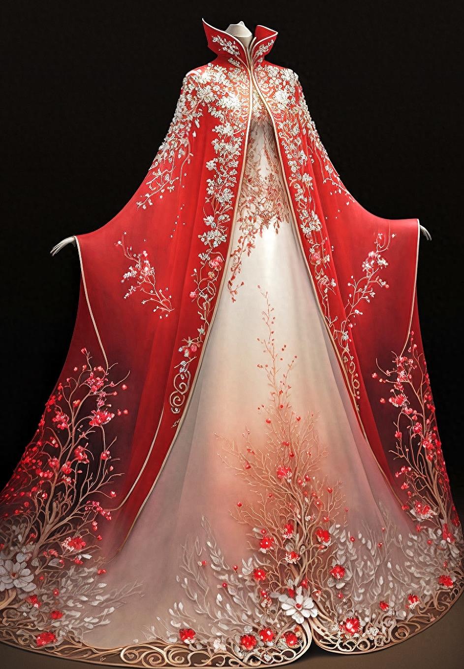 中式婚纱vs西式婚纱,不同的风格,同样的美_礼服_时尚_气质