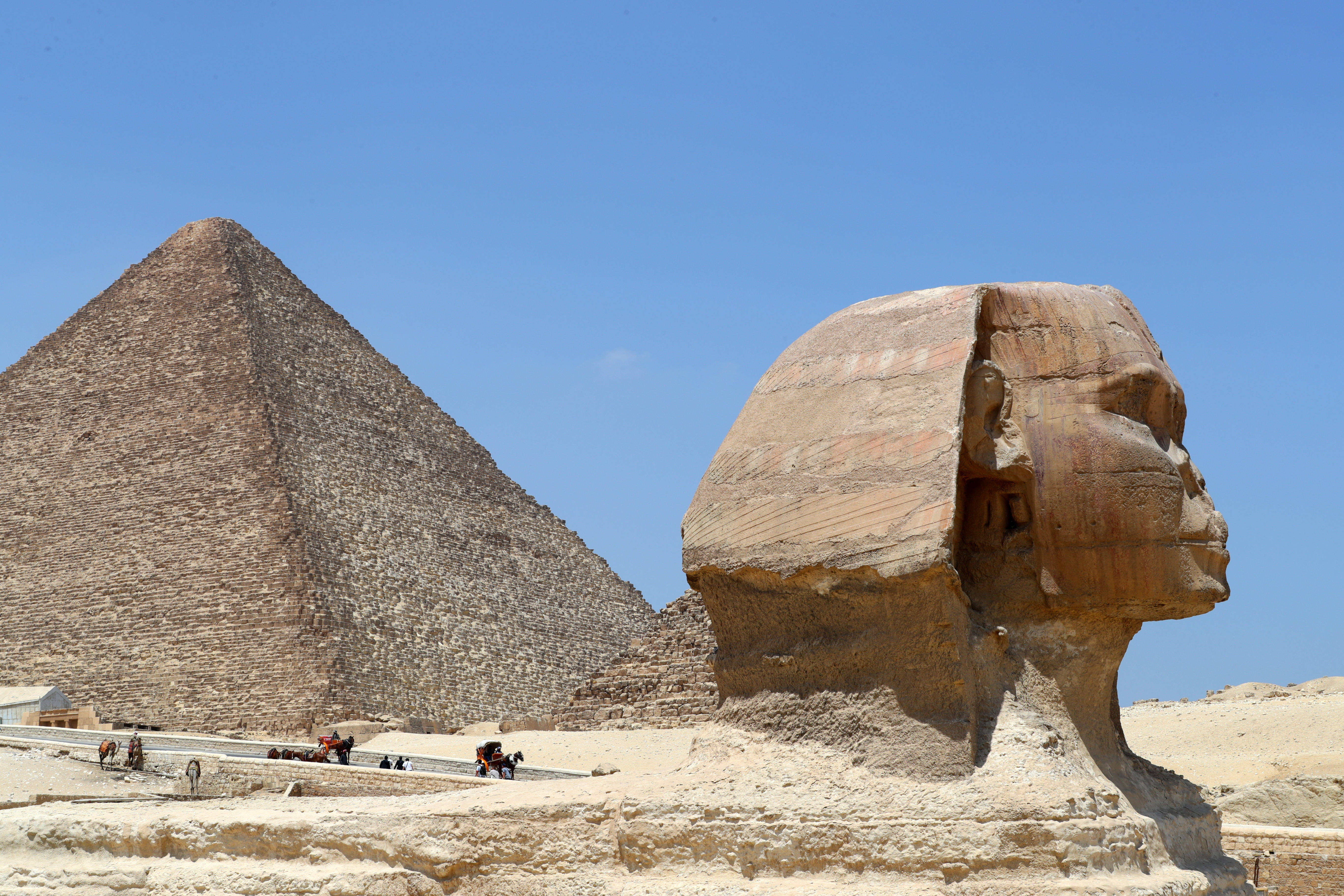 疫情下的金字塔景区