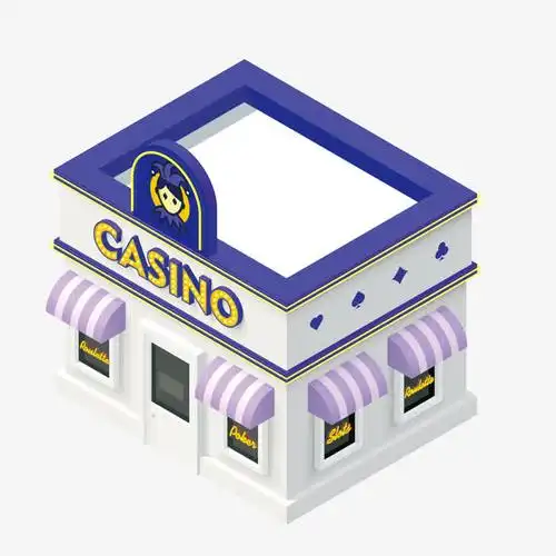 矢量蓝色卡通商店宾馆旅馆