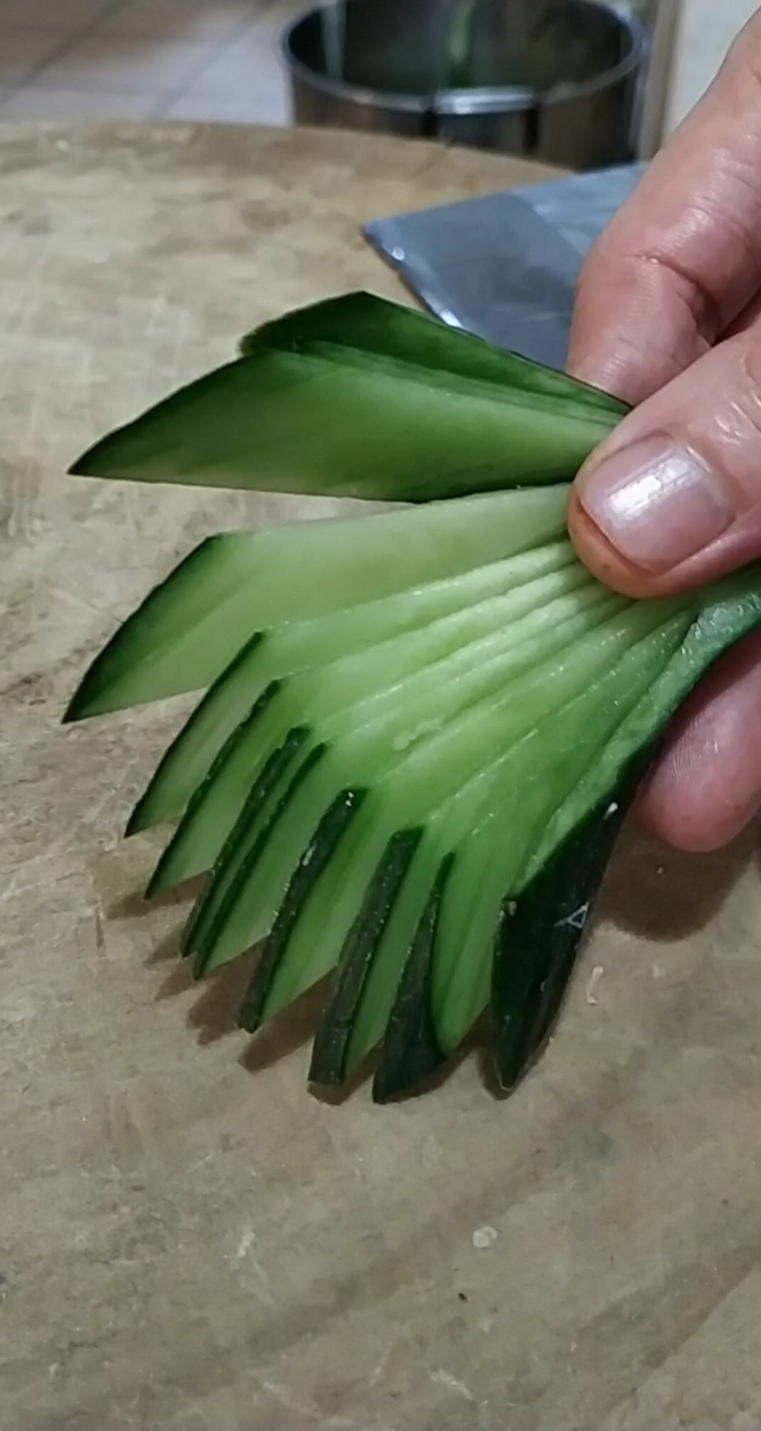 优秀如我#黄瓜最美切法