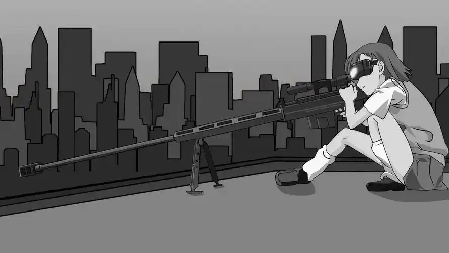 壁纸卡通狙击手