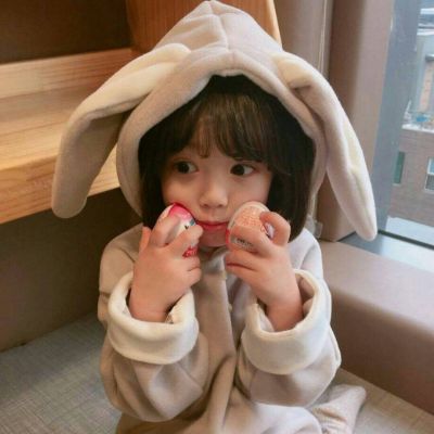 可爱大眼萌娃头像呆萌搞笑