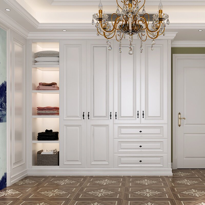 定制玛格现代整体衣柜简欧衣帽间全屋定制家具定做定制走入式衣柜