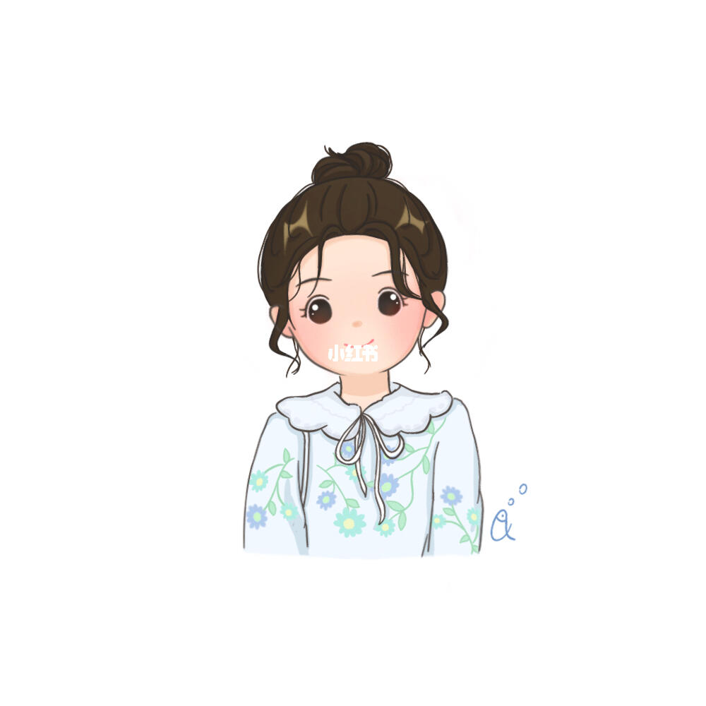 q版头像 | 丸子头温柔可爱女生头像