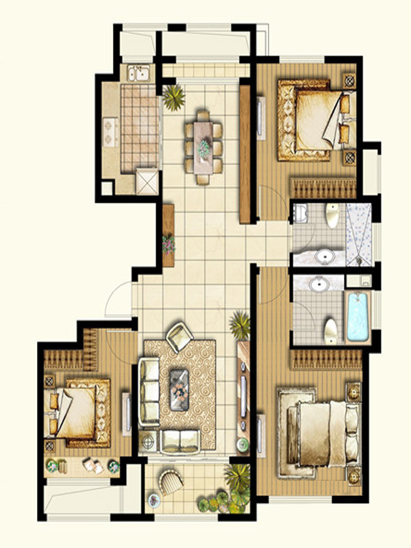 东方鸿璟户型图