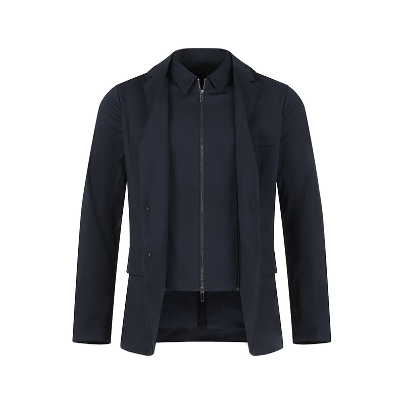 阿玛尼emporioarmani男士双造型设计可拆内拼西装西服外套上衣3r1gm