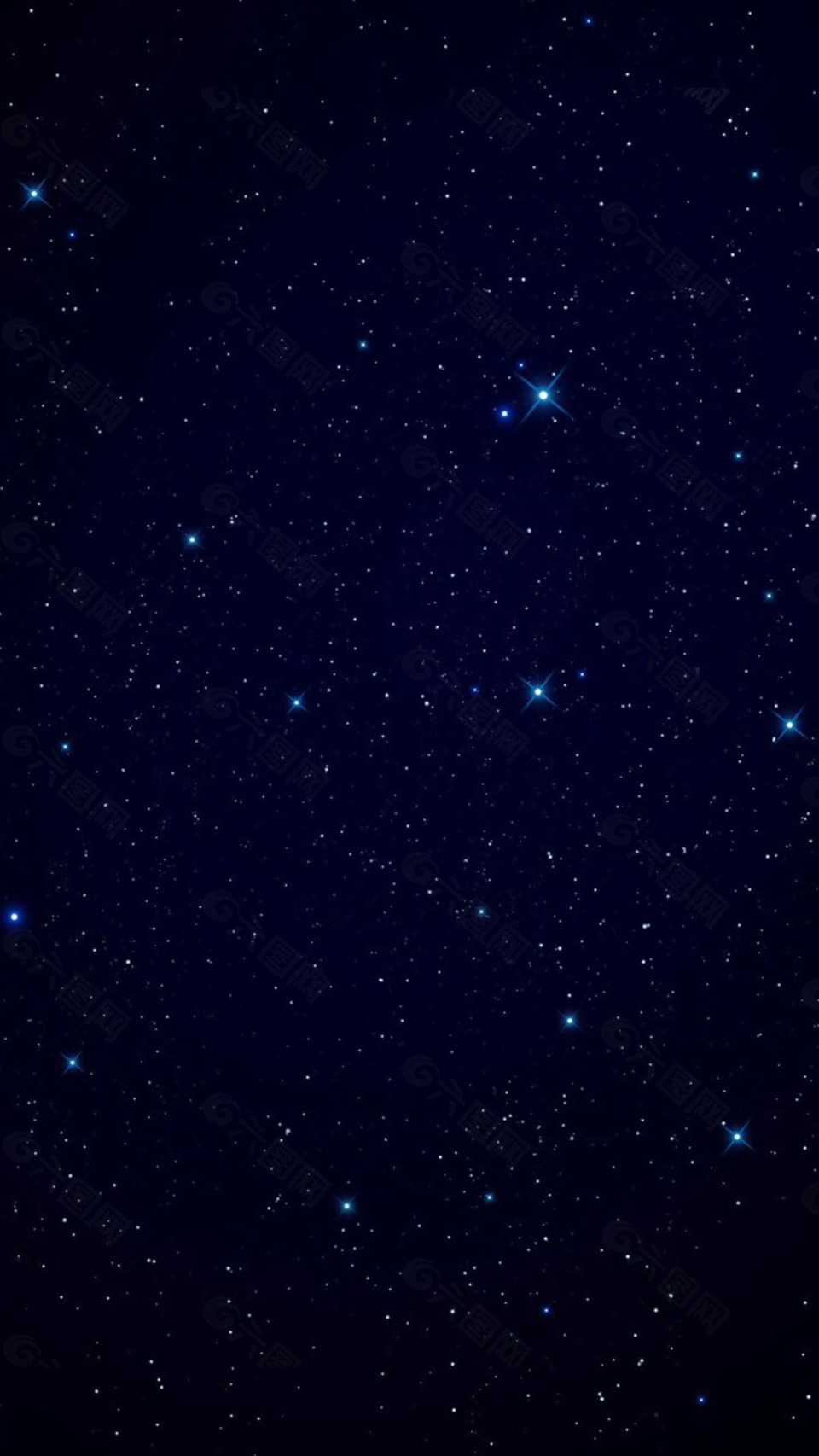 星空黑底h5背景素材