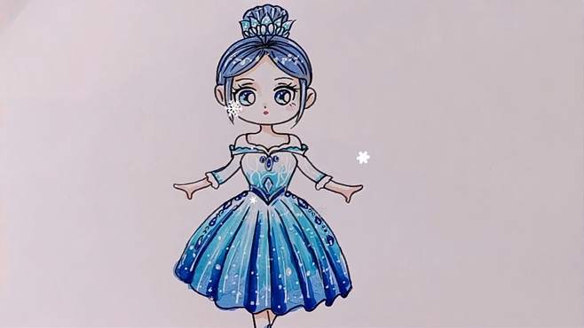 叶罗丽冰公主简笔画-母婴亲子视频-搜狐视频