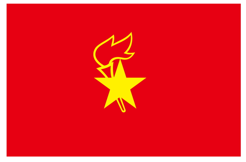 让火红的队旗高高飘扬,指引我们前进的方向.未来的接班人,时刻准备着!