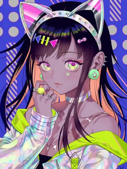 每日插画分享日系少女