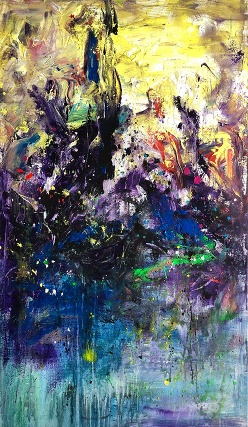 纪刚抽象画作品展