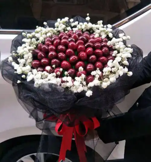 13母亲节5.20情人节来不见不散亲手摘下樱桃花束送给您最爱的她