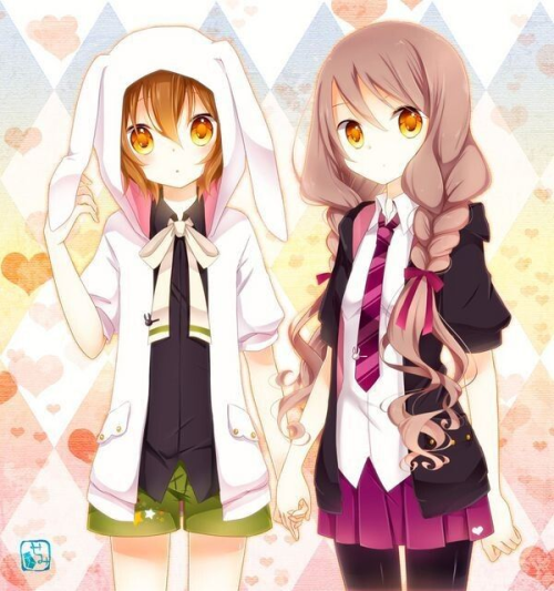 头像动漫的一对2张