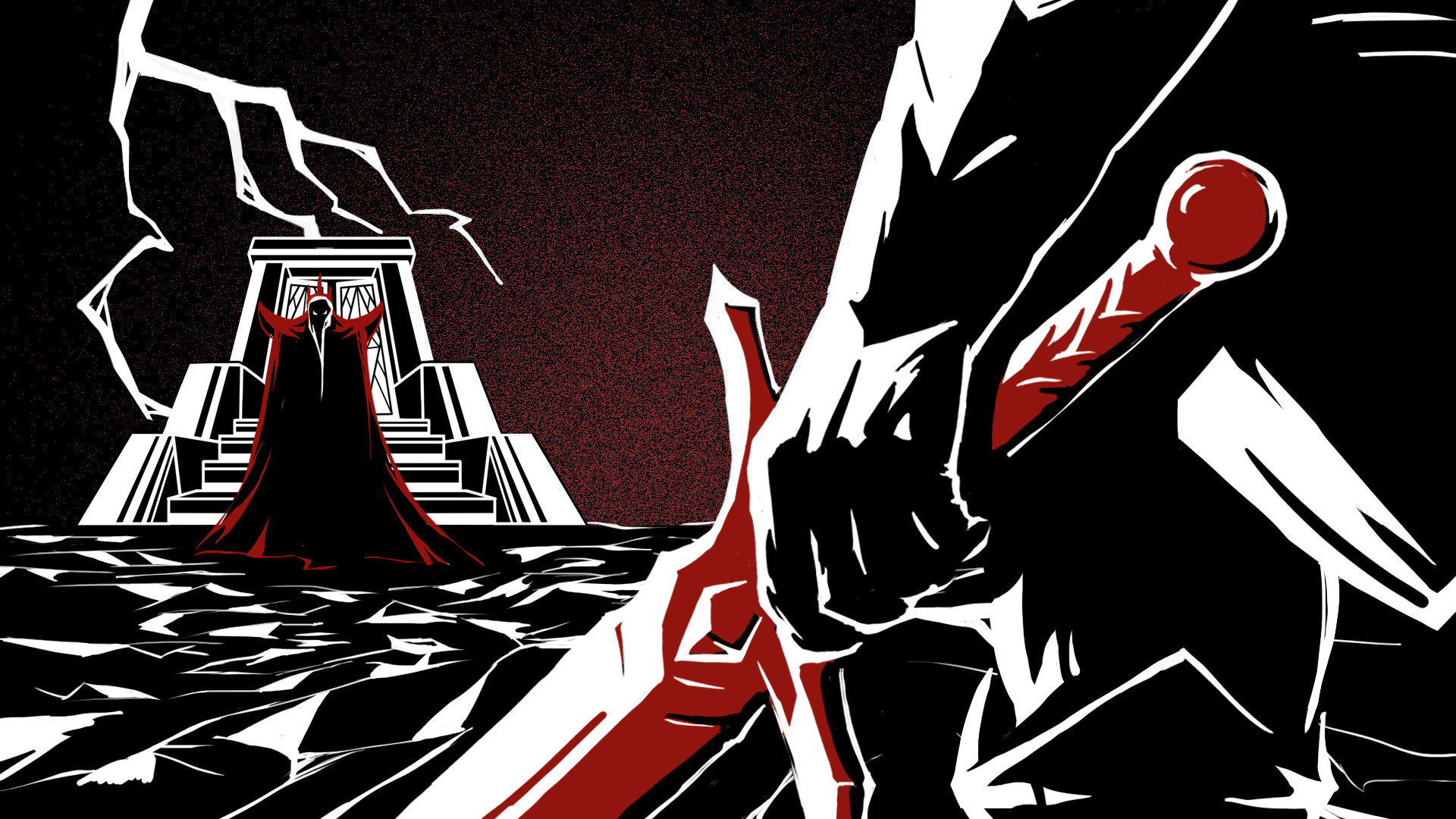 《剑与家园》暗黑系版画风格mv动画