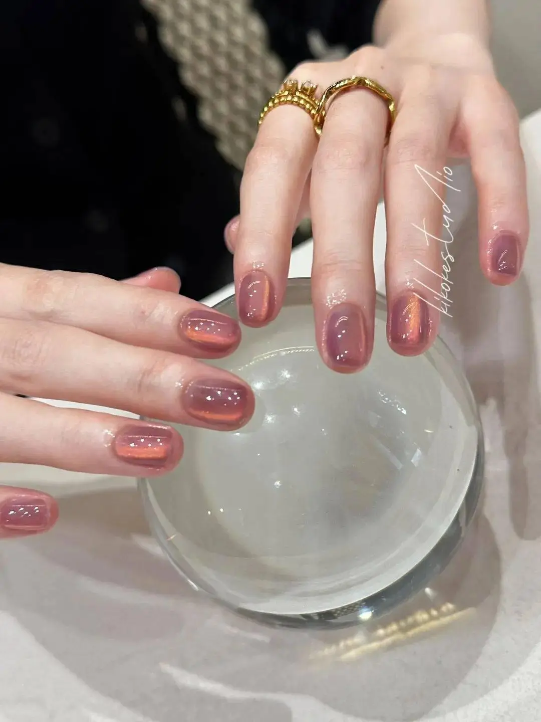 新春美甲特辑③| 一期爆闪猫眼美甲分享,高贵又显白