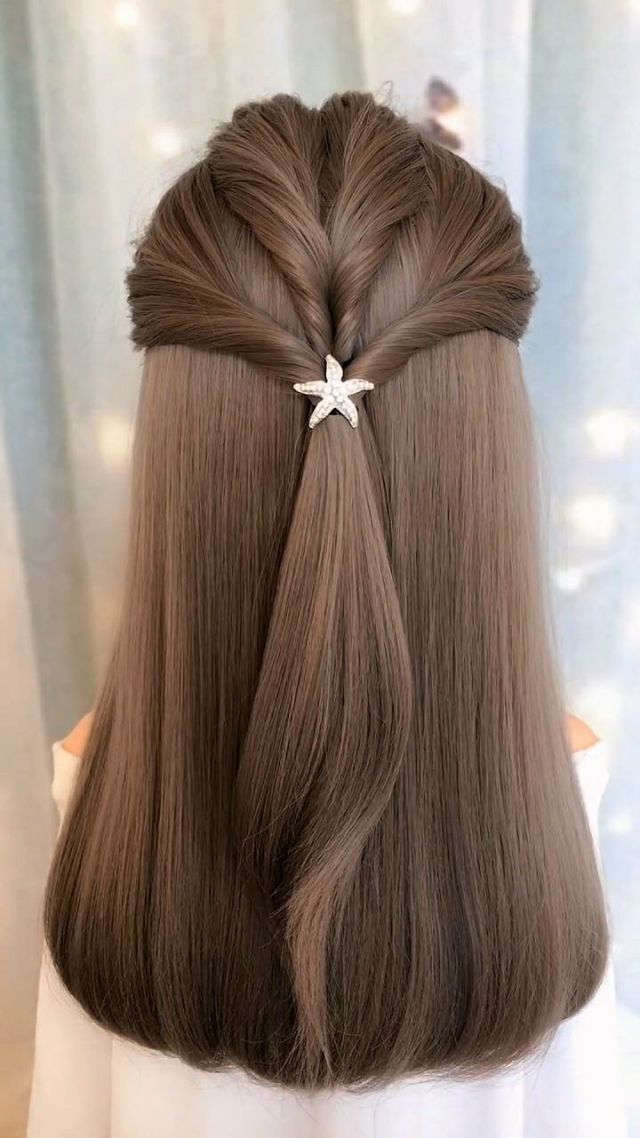 长头发这样扎才好看,优雅淑女