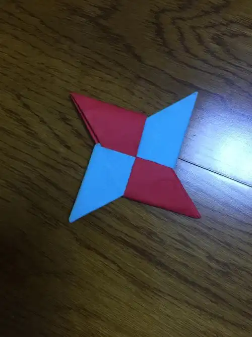 同学们,你们会折飞镖吗?今天我就教大家如何折一个飞镖.