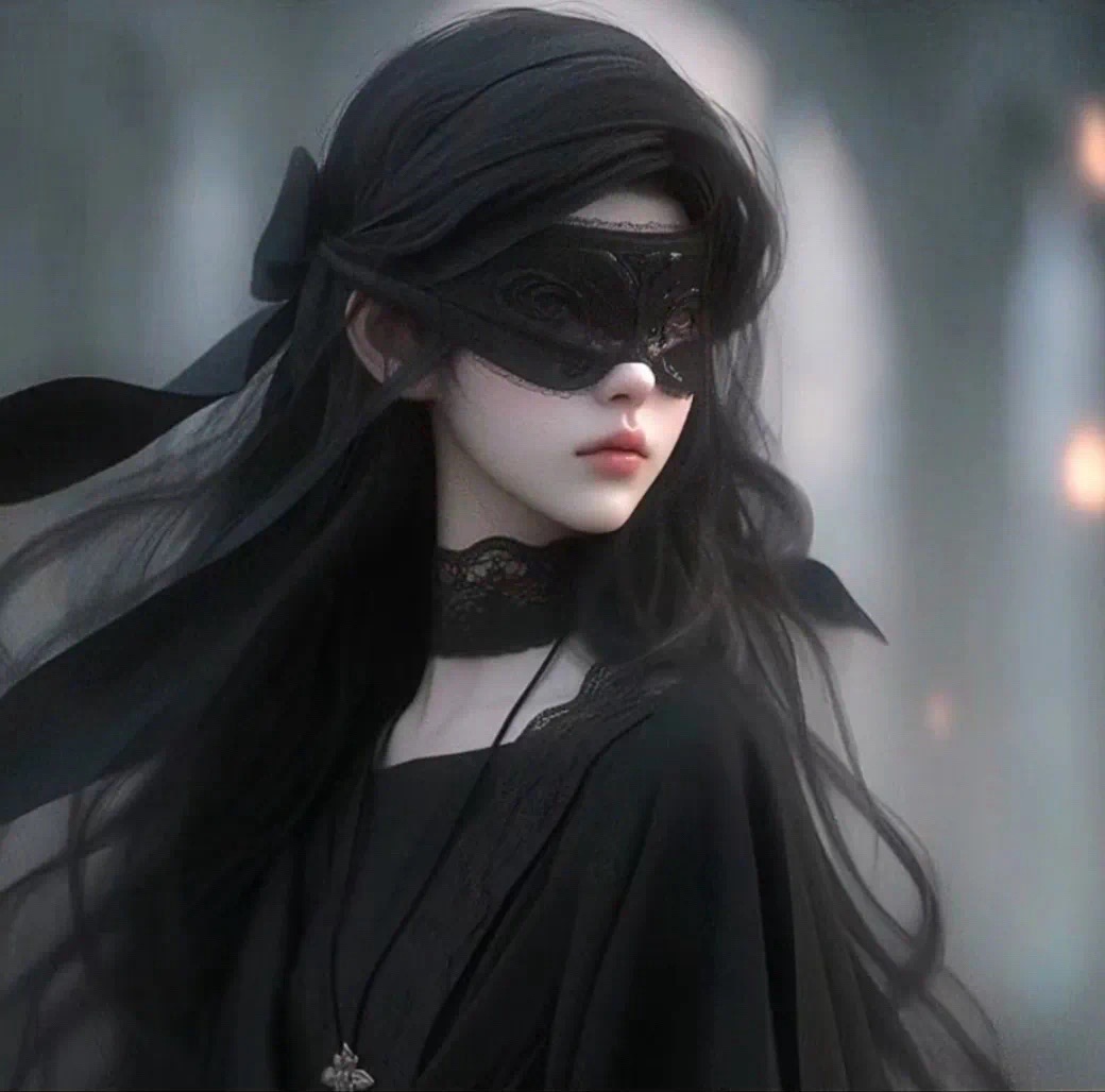 头像分享,高冷范十足的暗黑系女生头像