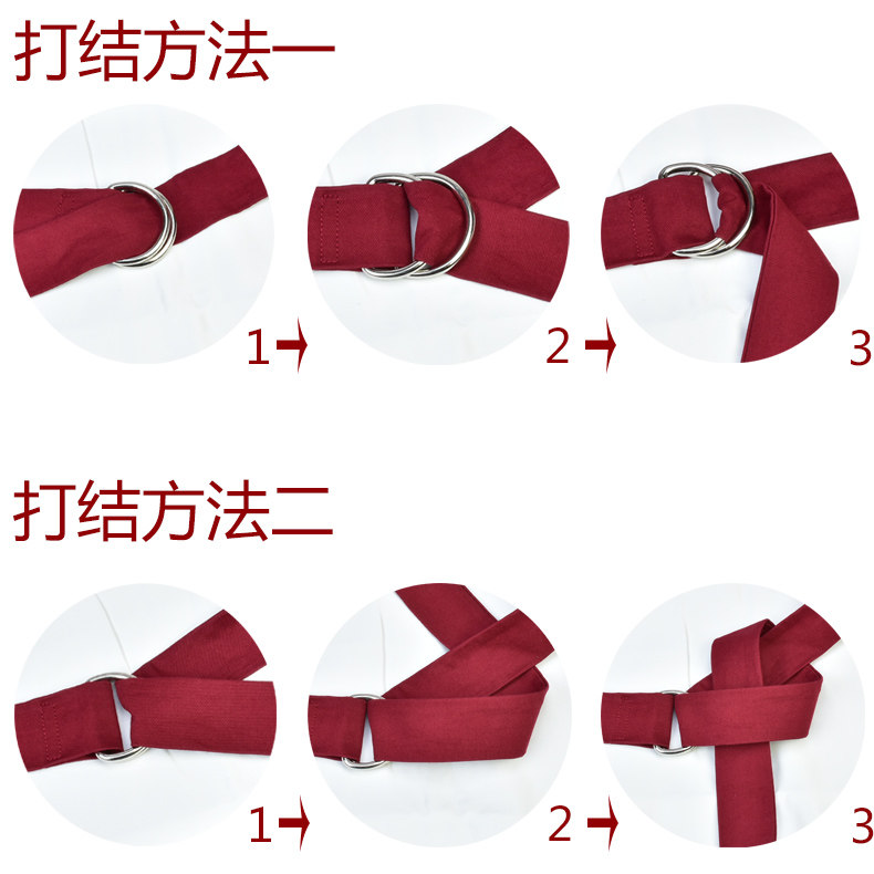 带长款 休闲女士腰带打结腰带 时尚 双环扣布料飘带女士配风衣裤 女
