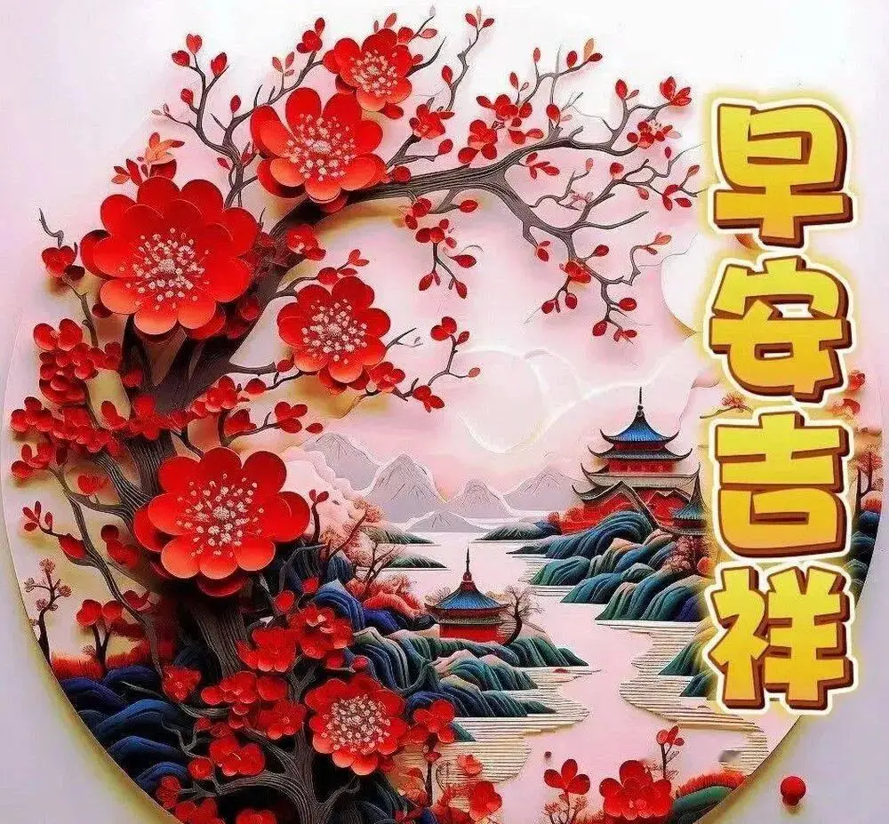 今日最新早上好表情大全,祝您:吉祥如意,健康快乐!