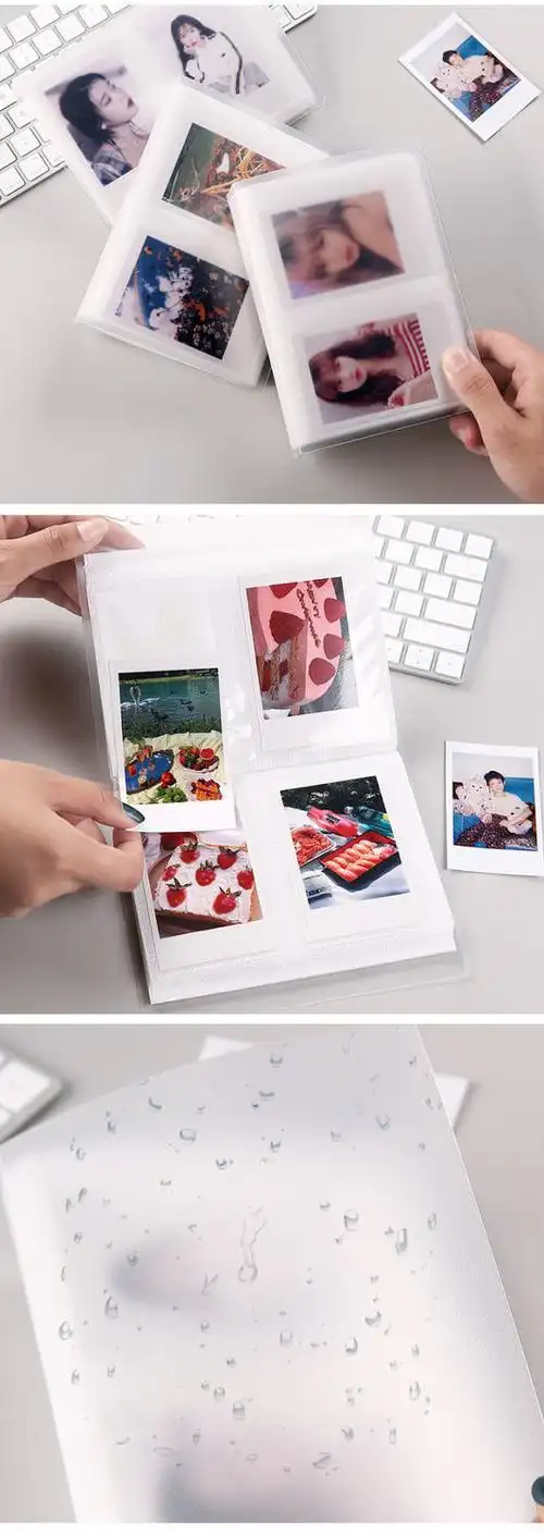 晟达磨砂相册三寸拍立得小卡照片银行卡电影票火车票名片收纳册3寸可