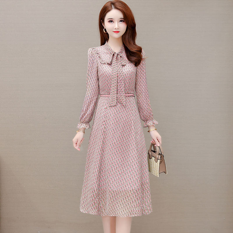 春装女士连衣裙长袖