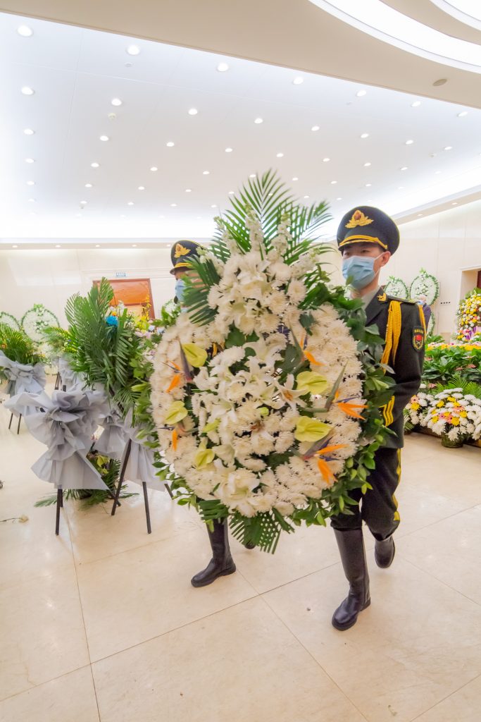 陈琳同志遗体送别仪式在北京解放军总医院第二医学中心告别厅举行